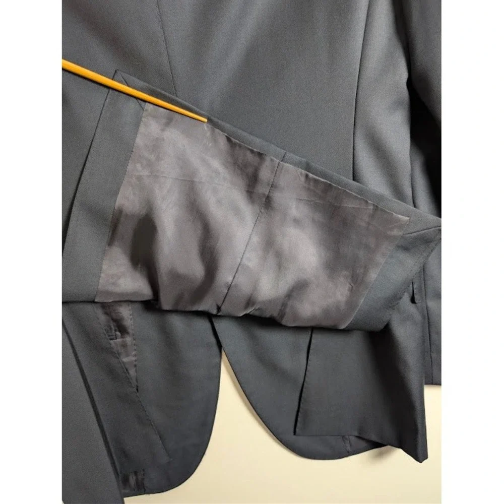 Suitsupply Lazio Blazer 38L Navy Blue Vitale Barberis Canonico Wool Jacket